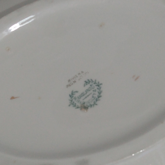 Wood & Sons England Vintage Ivory Covered Bowl Dish With Lid Floral Serving Ware - Picture 9 of 16